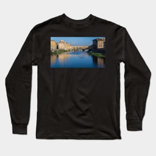 Awaken to the Beauty of the Ponte Vecchio Long Sleeve T-Shirt